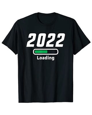 new year loading 2022 funny design happy new year 2022 t shirt