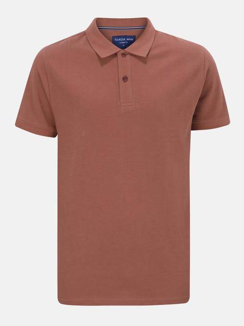 mens brown polo shirt