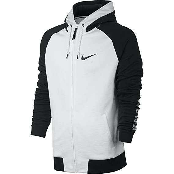 mens nike sportswear hybrid full zip fleece hoodie 1
