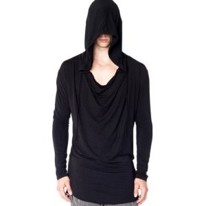 mens t shirt with hood
